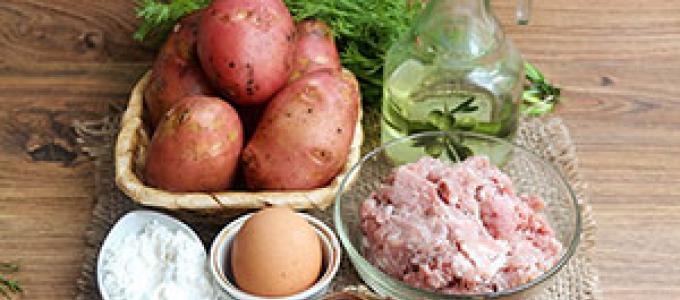 Как приготовить картофельные зразы с мясным фаршем